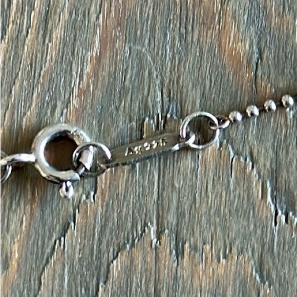 EUC Tiffany Blue Box Pendant with 20” Sterling Beaded Chain - Picture 9 of 12